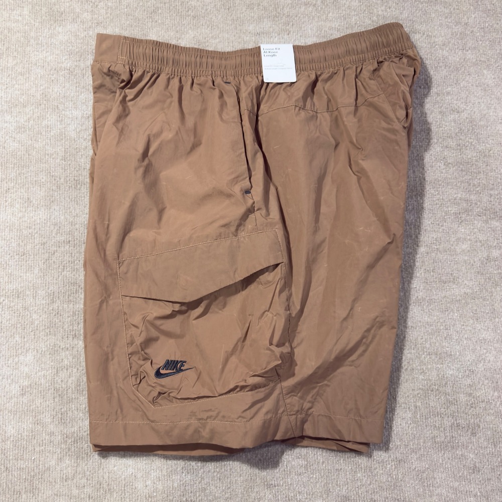 NIKE Mens Size XXL Tech Essentials Utility‎ Cargo Shorts Brown DM6484-256 - Picture 7 of 12